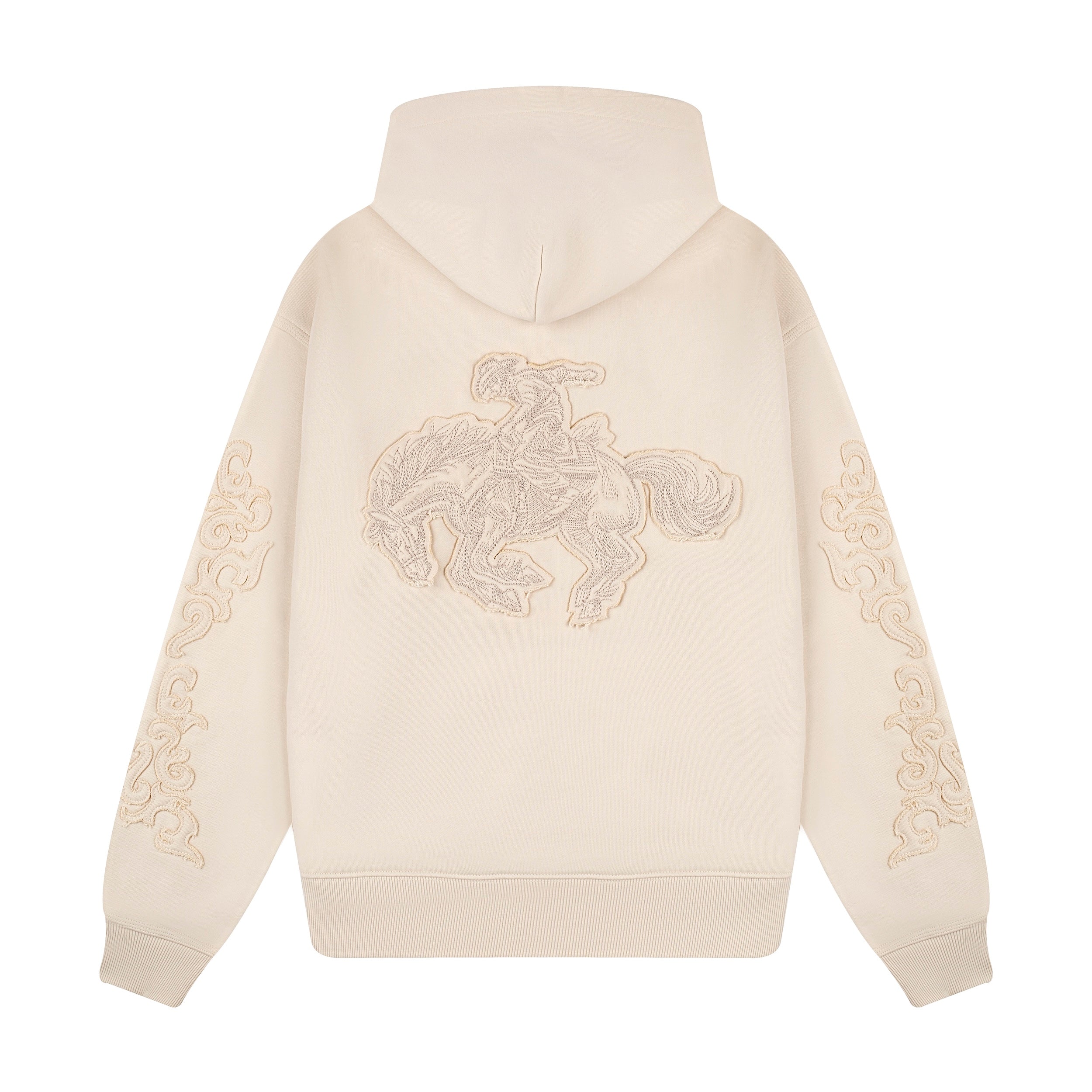 "western" Zip Up beige