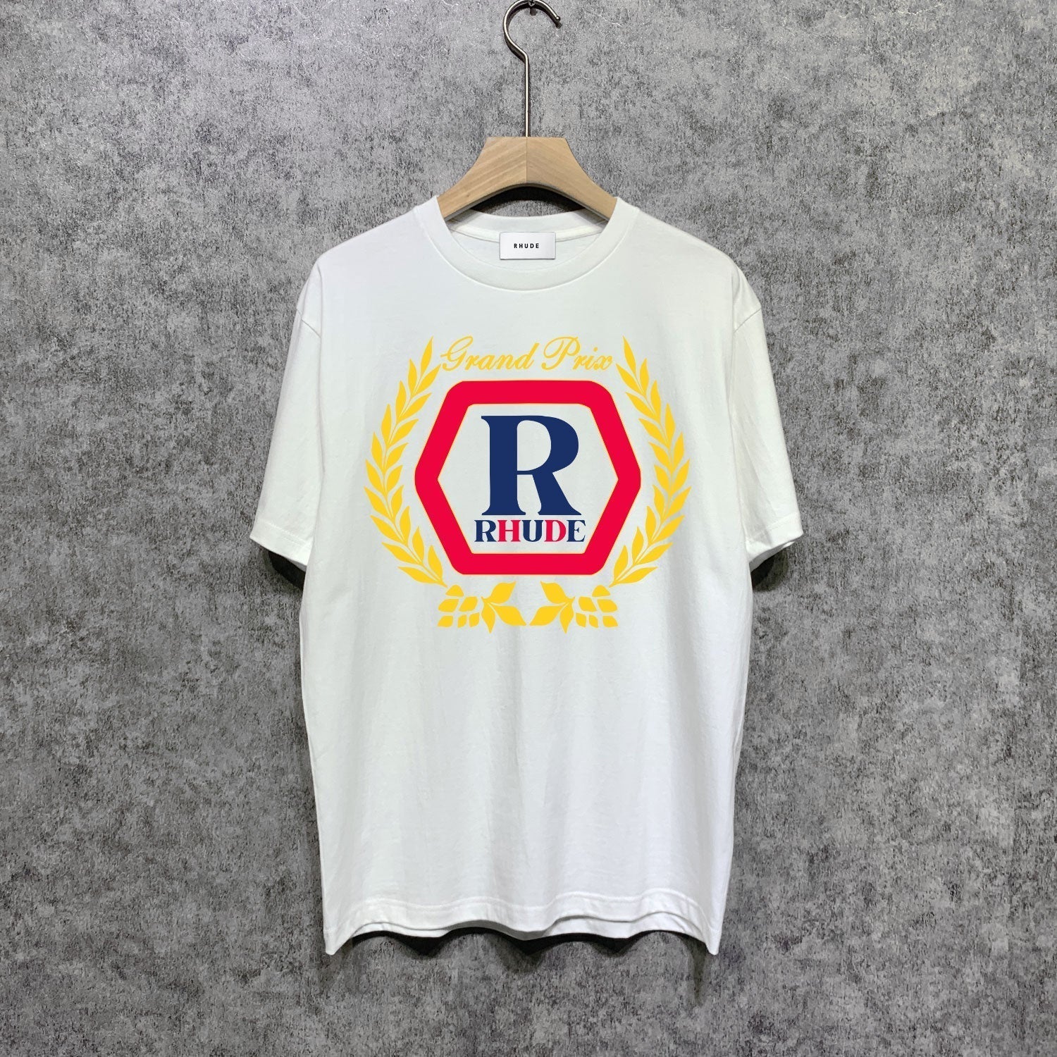 Rhude T-shirts Printed Trendy Pure Cotton