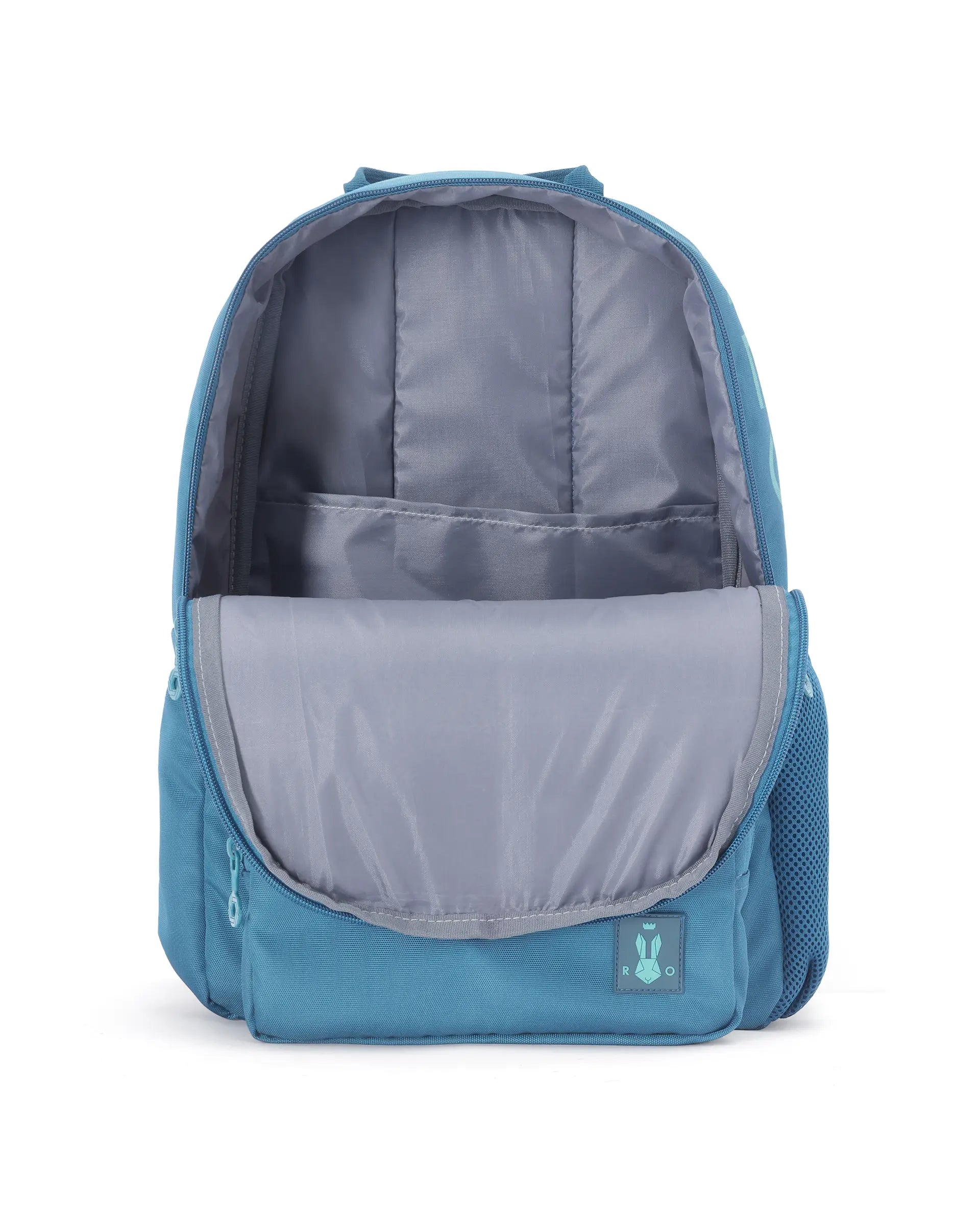 Rare Ones Kids Clay Torquoise Zipper Pu Coated Polyester Backpack