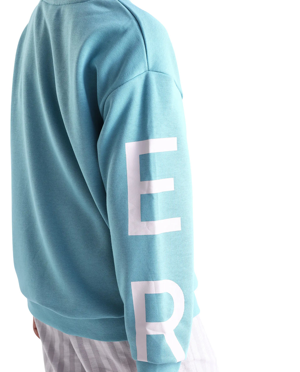 Rare Ones Kids Draw Blue Cotton Pull On Crew Neck Full Sleeves Regular Fit Sweatshirt