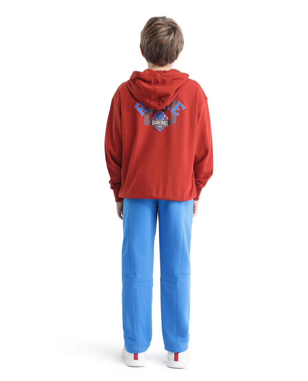 Rare Ones Kids Henry-B Dark Blue Cotton Plain Regular Fit Trackpant