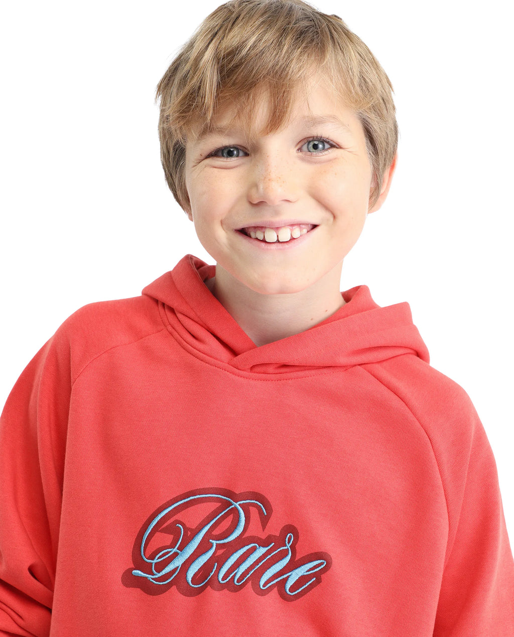 Rare Ones Kids Huck Red Cotton Pull On Crew Neck Full Sleeves Fit Sweatshirt