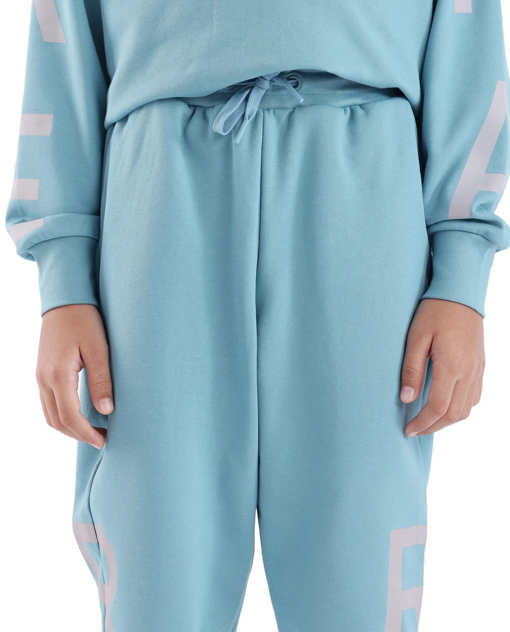 Rare Ones Kids Joe Blue Cotton Poly Plastisol Print Trackpant