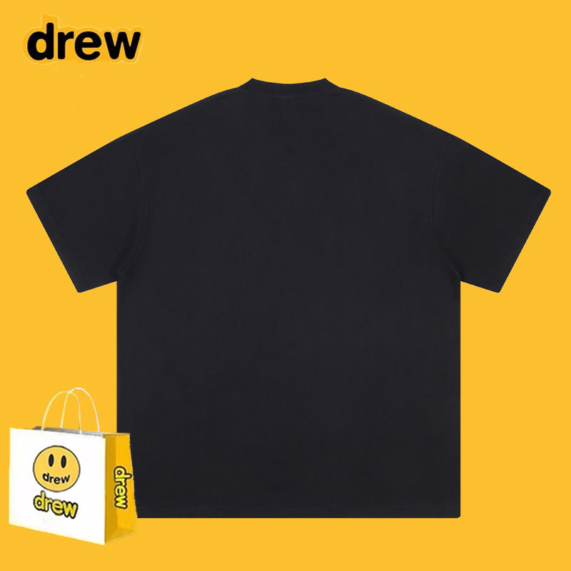 Drew T-shirts Heavy T-shirt High Street Loose Short Sleeve