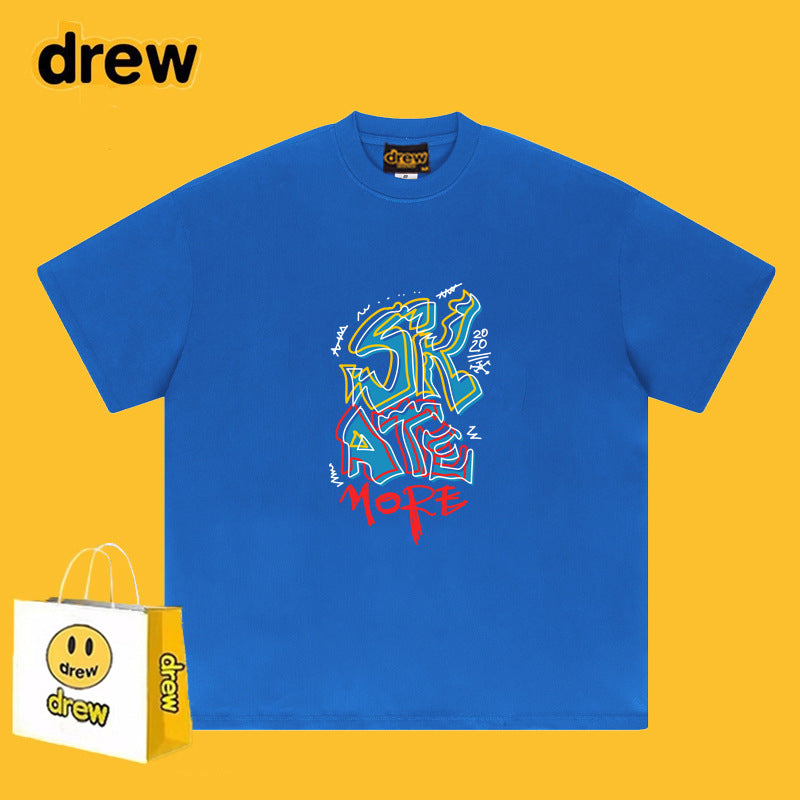 Drew T-shirts Classic Letter Short Sleeve