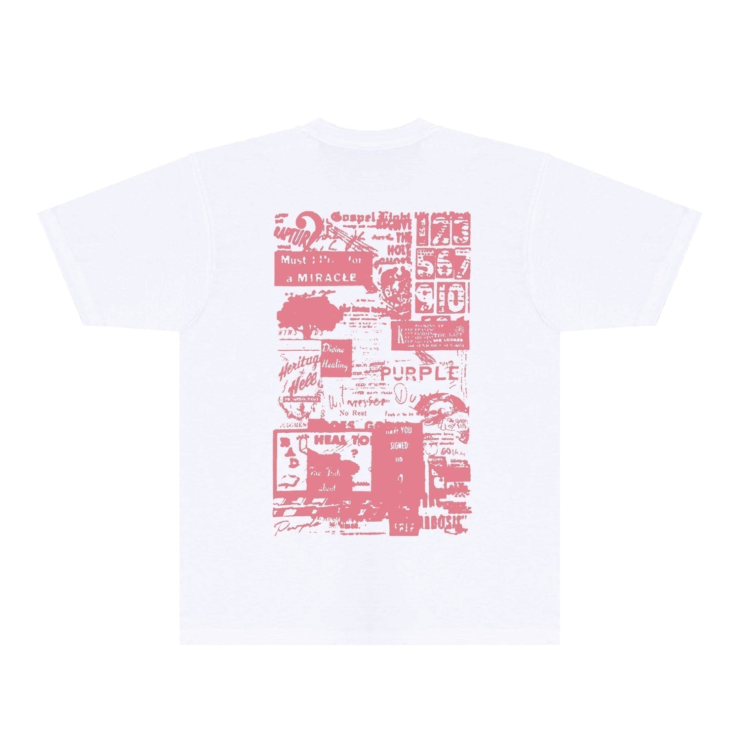 PURPLE  fashion T-shirt